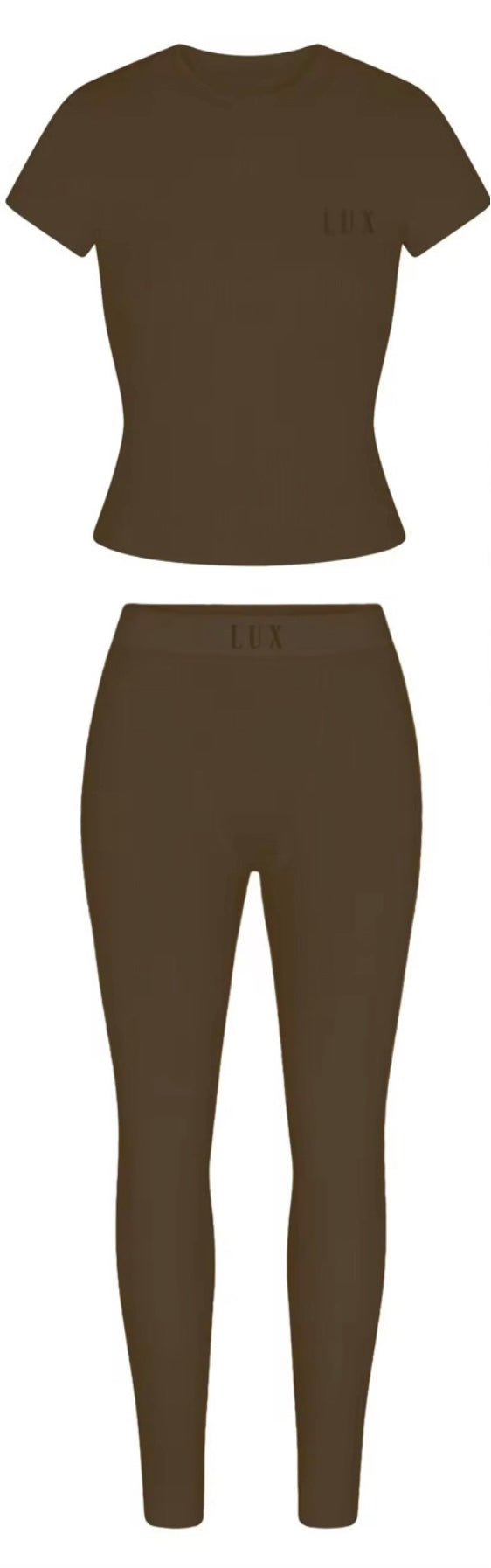 ESPRESSO SHOT-Short Sleeve Pants Set
