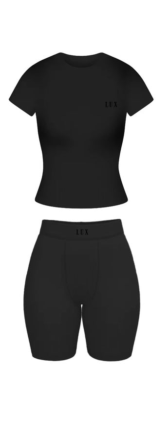 MIDNIGHT SHORT SLEEVE SET