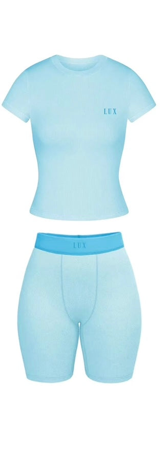 SKY SHORT SLLEVE SHORT SET